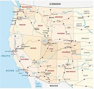 Image result for Large Map of Western United States