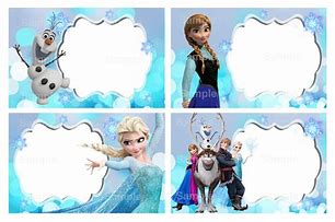 Image result for Frozen Labels Free Printable