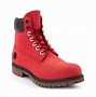 Image result for Black and Red Timberland Boots