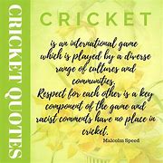 Image result for Cricket Poster Quotes
