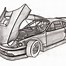 Image result for Muscle Car Drawings