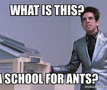 Image result for Zoolander School for Ants Meme
