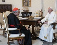 Image result for Pope Francis Meets with Cardinal Burke