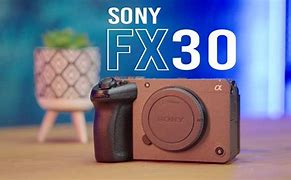 Image result for Sony FX30 Menu Display