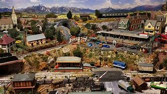 Image result for British Model Train Layouts