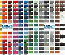 Image result for Powder Coat Paint Color Chart