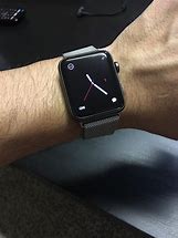 Image result for Space Gray Apple Watch with Silver Band