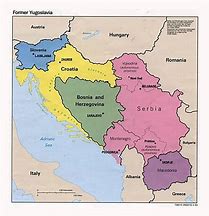 Image result for Yugoslavia Political Map