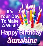 Image result for Happy Birthday Sunshine Meme