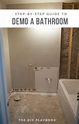 Image result for Step by Step Bathroom Remodel
