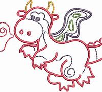 Image result for Baby Dragon Embroidery Design