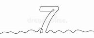 Image result for 3D Number 7 Drawing