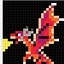 Image result for Dragon Pixel Art Templates