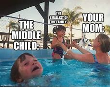 Image result for Pool Baby Meme