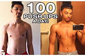 Image result for 100 Push UPS a Day Before and After