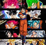 Image result for Dragon Ball Z Goku Transformations