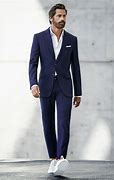 Image result for Stan Smith White Shoes with Suits