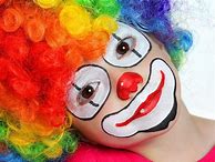 Image result for Simple Clown Face Paint