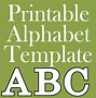Image result for Alphabet Letters Cut Out Template