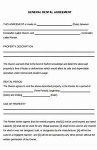 Image result for General Contract Agreement Form