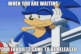 Image result for Sonic I'm Waiting Meme