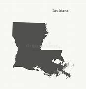 Image result for Louisiana Map Outline