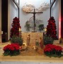 Image result for Church Sanctuary Christmas Decorations