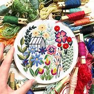 Image result for Contemporary Hand Embroidery