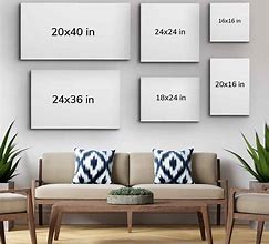 Image result for Standard Canvas Frame Sizes