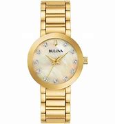 Image result for Bulova Ladies Gold Watch