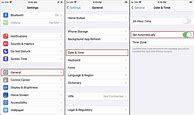 Image result for Does iPhone Automatically Change Time Zones