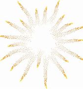Image result for Transparent Gold Fireworks