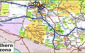 Image result for Map of Southern AZ