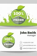 Image result for Business Cards Health Organic Food Delivery Service