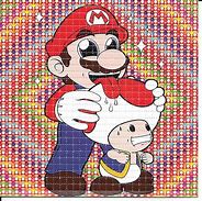 Image result for Trippy Mario Toad