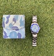 Image result for Bapex Blue Camo Watch