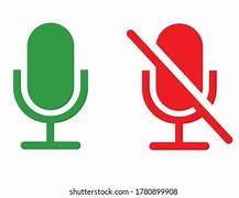 Image result for Mic Mute and Unmute Logo