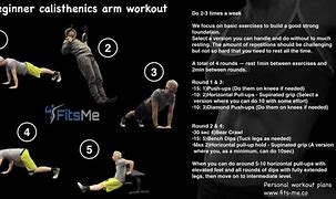 Image result for Calisthenics Work Out Plan Arms