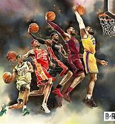 Image result for Michael Jordan Dunk Poster On LeBron