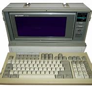 Image result for Vintage Sharp Computer