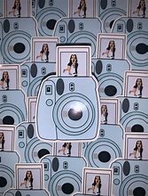 Image result for Blue Polaroid Camera Sticker