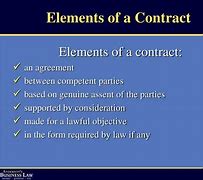 Image result for Term of Contract Elements