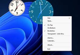 Image result for Desktop Clock Widget