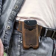Image result for iPhone Leather Pouch for Men