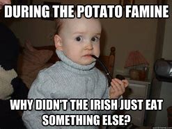 Image result for Irish Famine Memes
