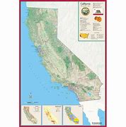 Image result for California Wall Map