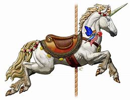 Image result for Unicorn Carousel Horse