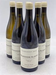 Image result for Patrick Piuze Bourgogne Aligote 1953