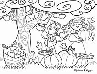 Image result for Preschool Apple-Picking Coloring Pages