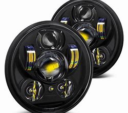 Image result for Round 5 3 4 LED Headlights